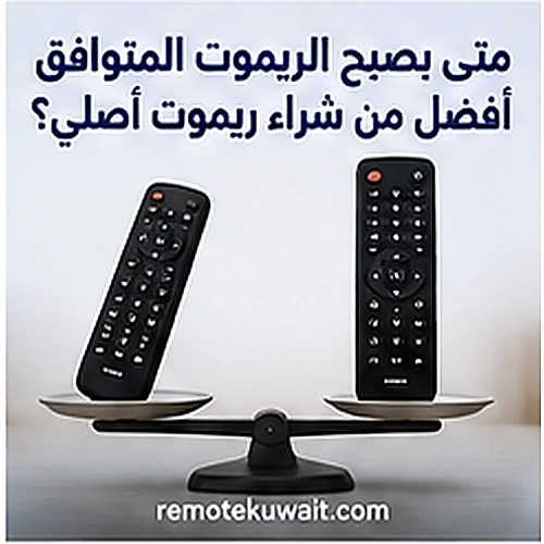 متى يصبح الريموت المتوافق أفضل من شراء ريموت أصلي؟