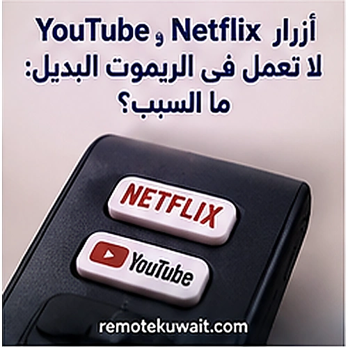 أزرار نتفليكس ويوتيوب في ريموت بديل للتلفزيون