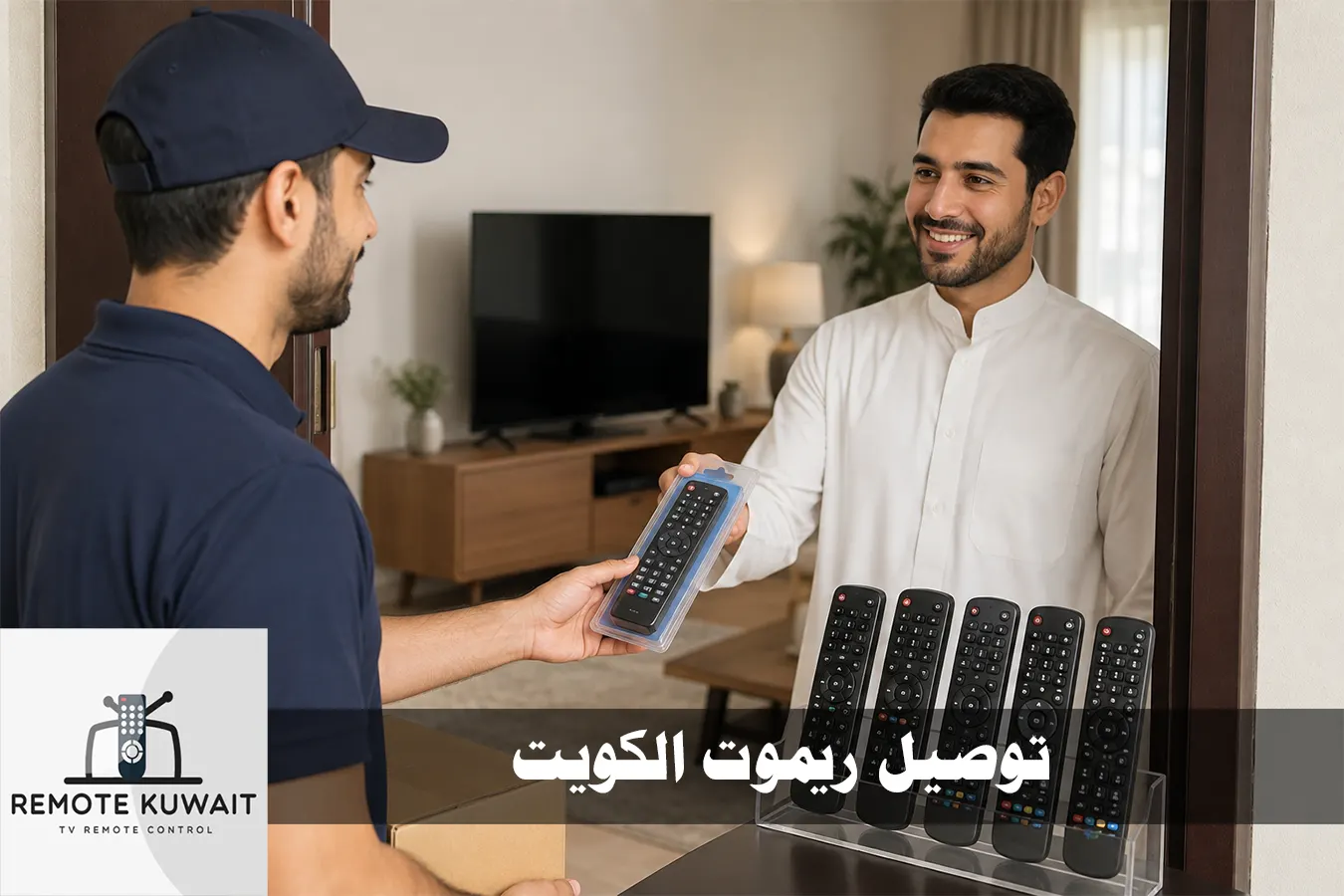 خدمة توصيل ريموت تلفزيون إلى المنازل في الكويت